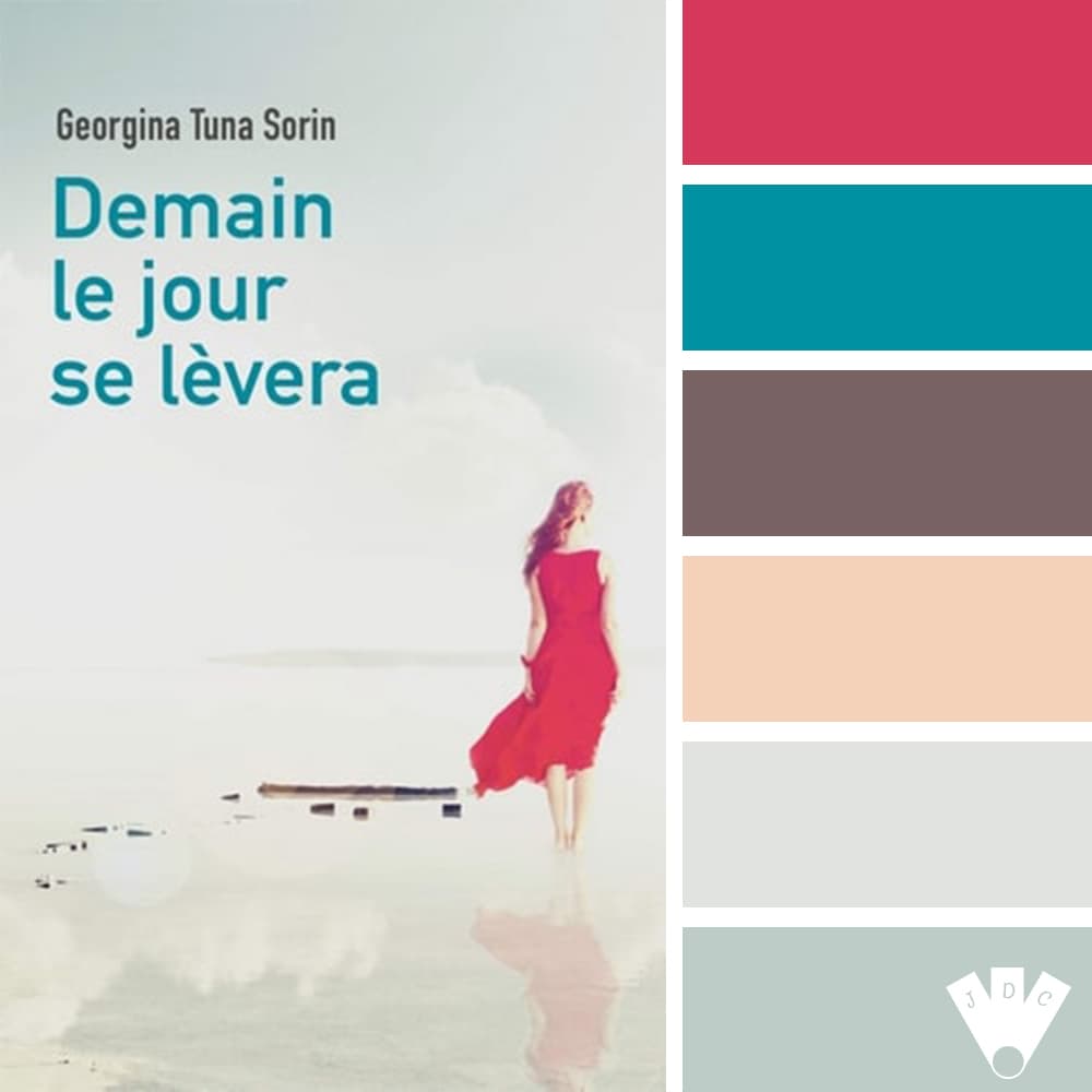 Color palette du livre "Demain le jour se lèvera" de l'auteure auto-édité Georgina Tuna Sorin