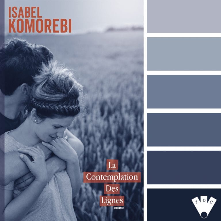 Color palette du livre "La contemplation des lignes" de l'auteure Isabel Komorebi