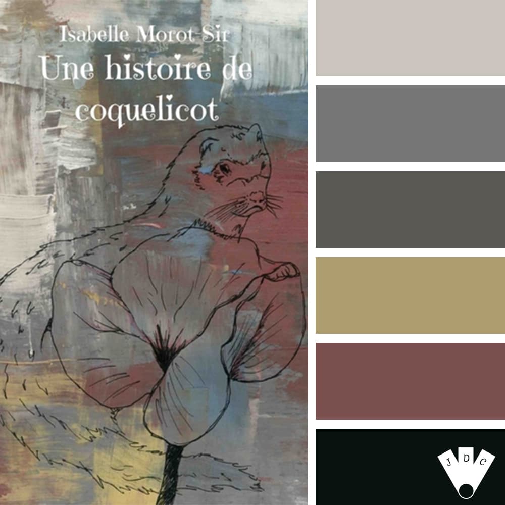 Color palette du livre "Trente-sept" de l'auteure Isabelle Morot-Sir