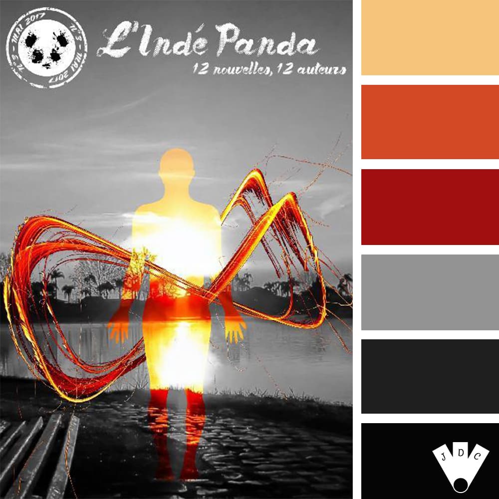 Color palette du magazine l'indé panda n°2