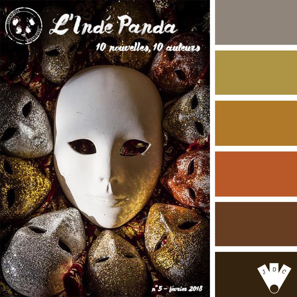 Color palette du magazine l'Indé Panda n°5