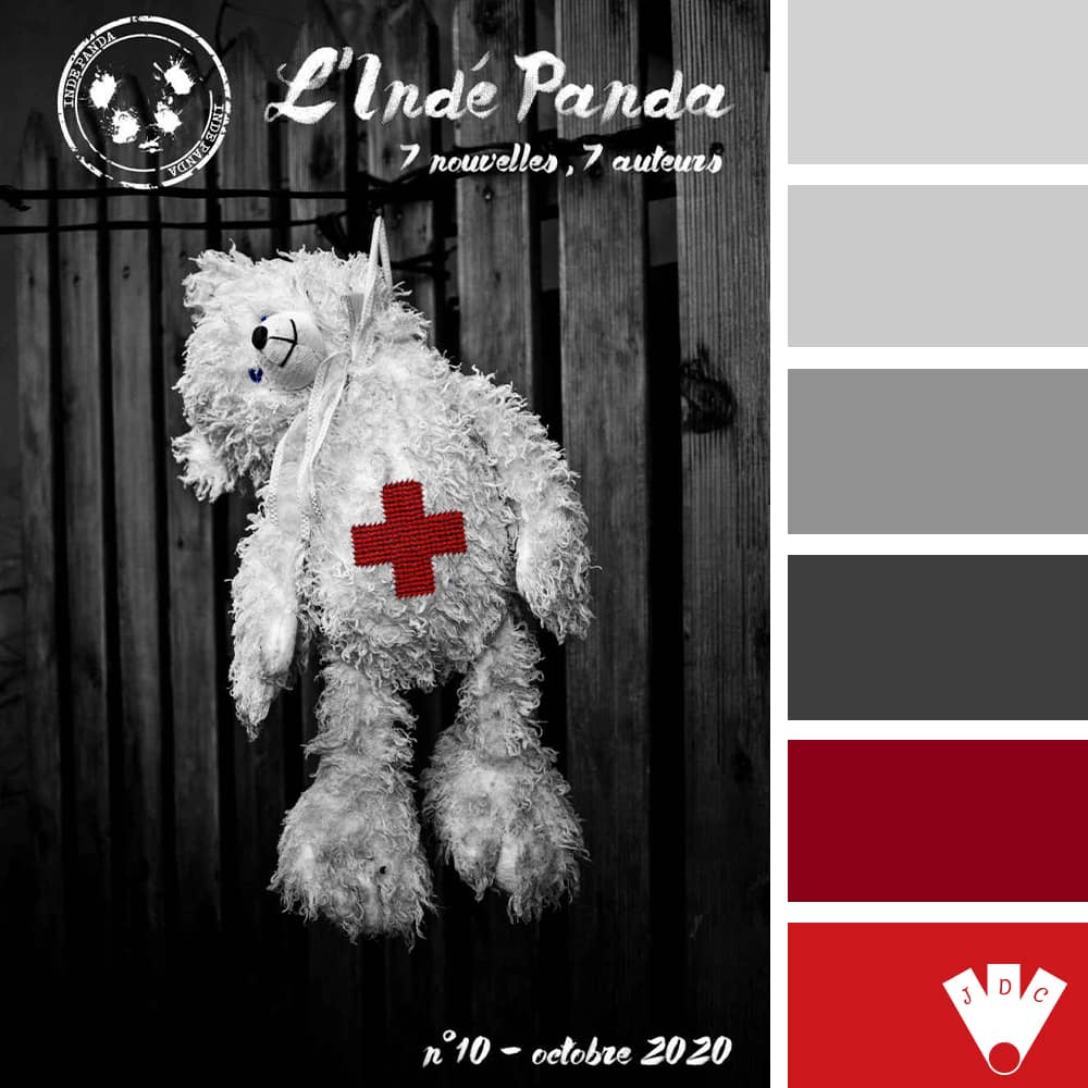Color palette à partir de la couverture du magazine l'Indé Panda n°10