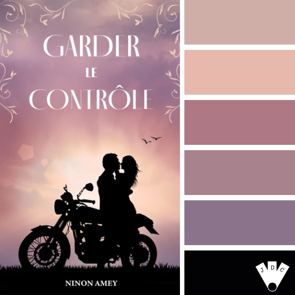 Color palette à partir du livre "Garder le contrôle" de Ninon Amey