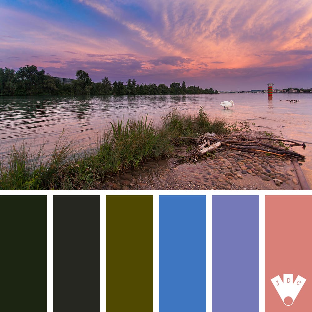 Color palette à partir d'une photo de confluence par le photographe Thibaut Daumont