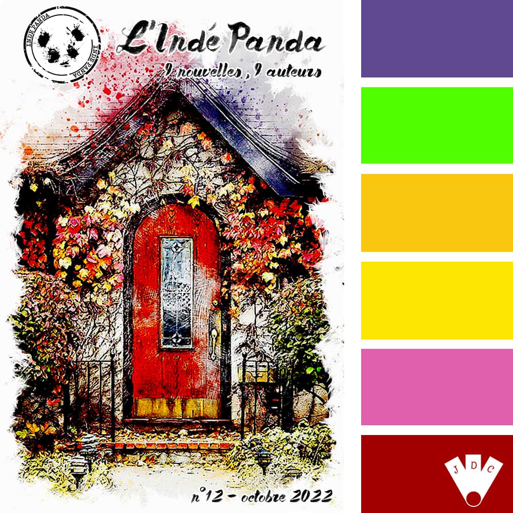 Color palette à partir de la couverture du livre "L'indé Panda n°12.