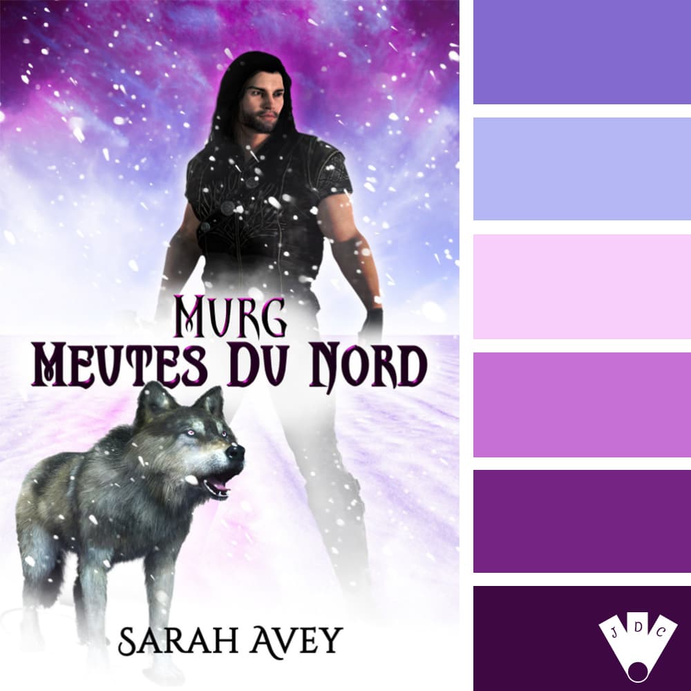 Color palette à partir de la couverture du livre " Meutes du nord T4 : Murg" de l'autrice Sarah Avey