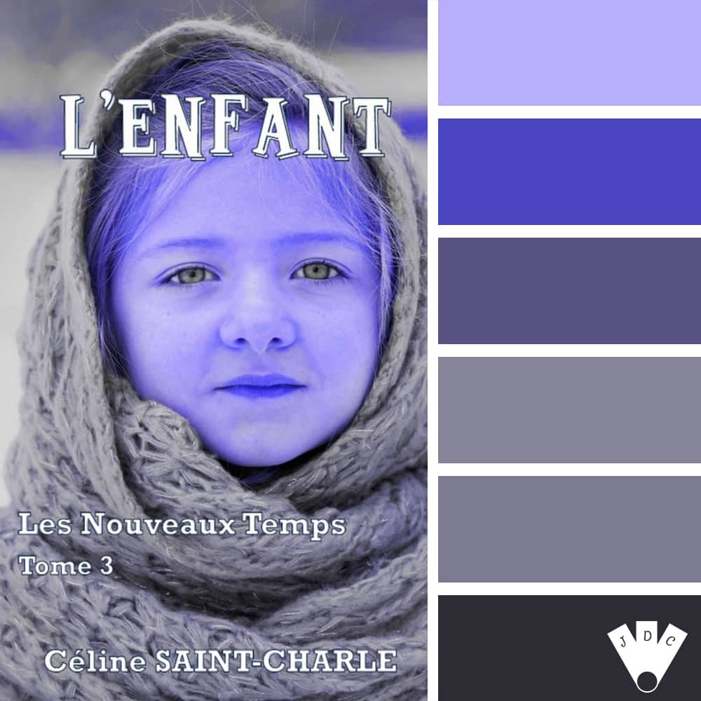 Color palette à partir de la couverture du livre "L'enfant : Les nouveaux temps T3" de Céline Saint-Charle