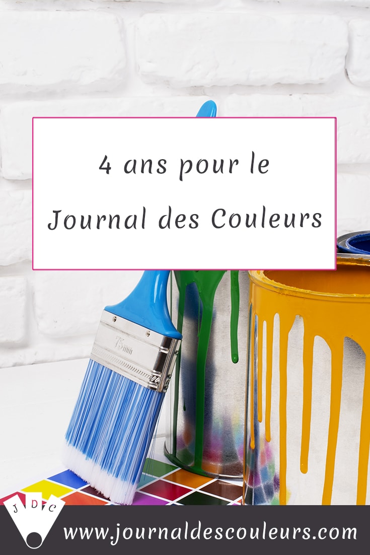 4 ans pour le journal des couleurs